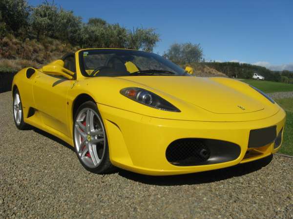 Yellow Ferrari Detailed by Wax Attack Tauranga